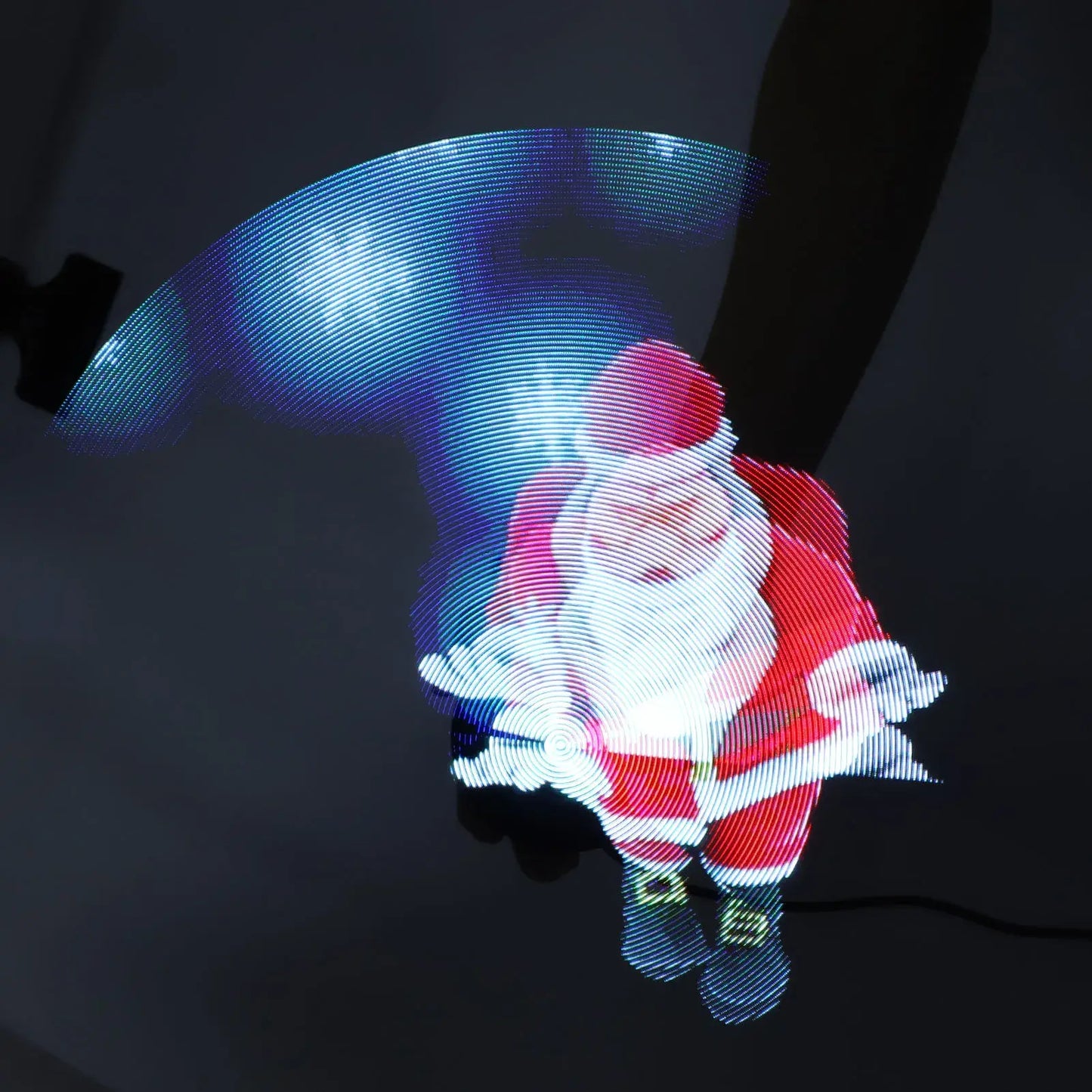 3D Hologram Fan - 224 LED Light Beads