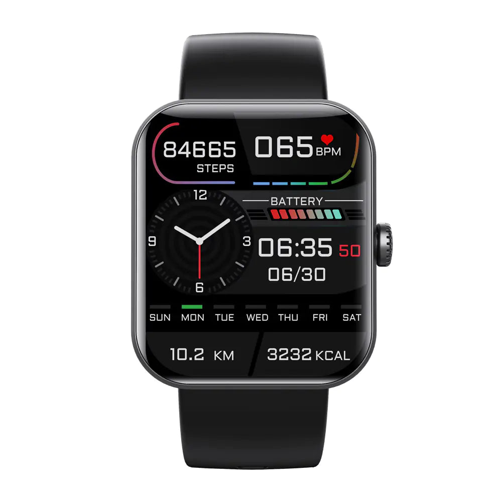 F57L Fitness Smartwatch - Health Tracker with Heart Rate Monitor