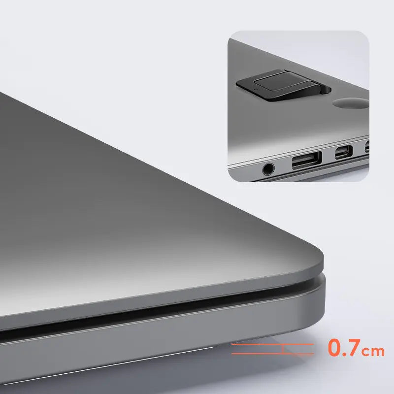 Mini Laptop Cooling Stand - Ultra-Slim Hidden Notebook Cooler