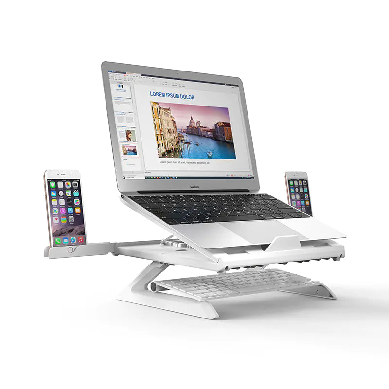 AirLift™ Aluminum Laptop Riser Adjustable & Multi-Functional Ergonomic Stand