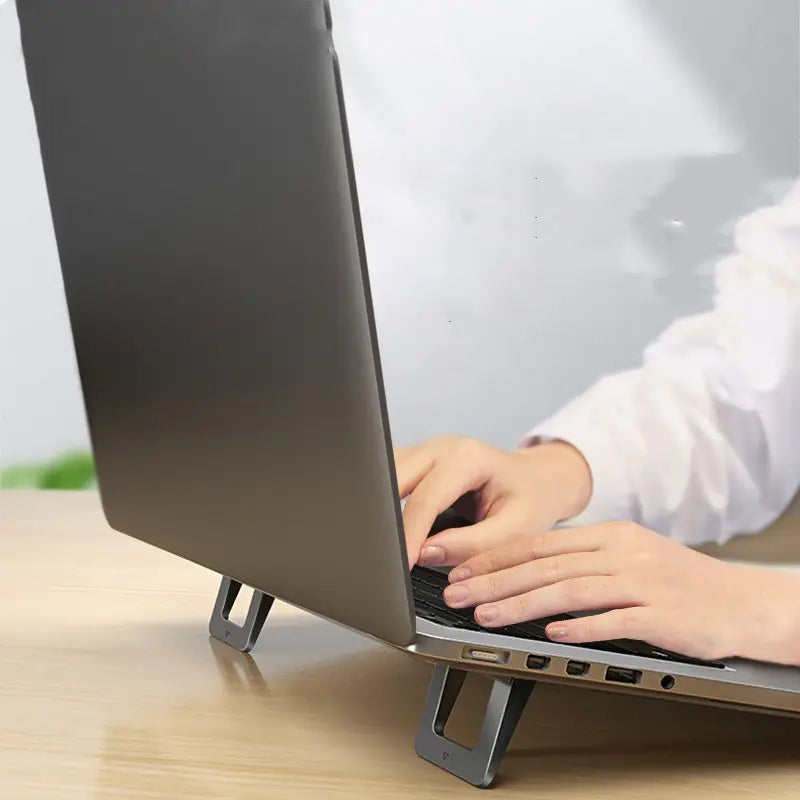 Mini Laptop Cooling Stand - Ultra-Slim Hidden Notebook Cooler